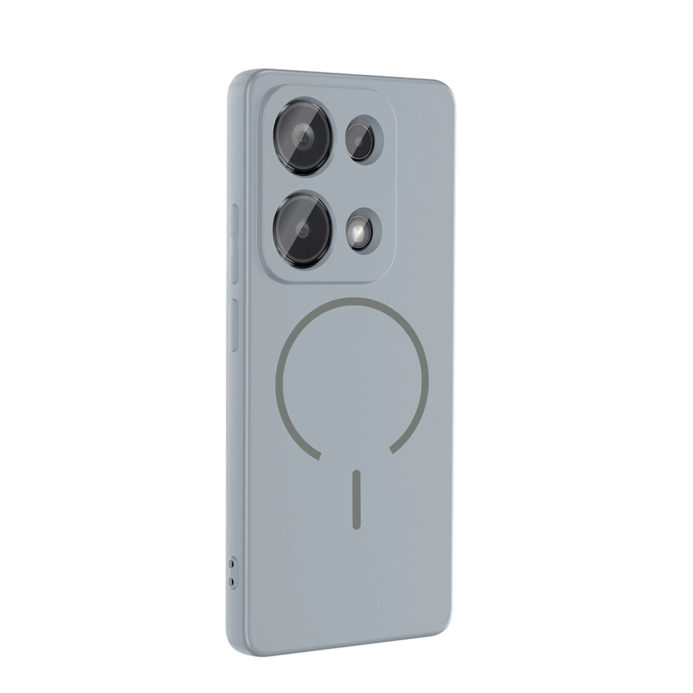 Xiaomi Redmi Note 13 Pro 4G Uyumlu Kılıf M-safe Şarj Özellikli Zore Meta Kapak