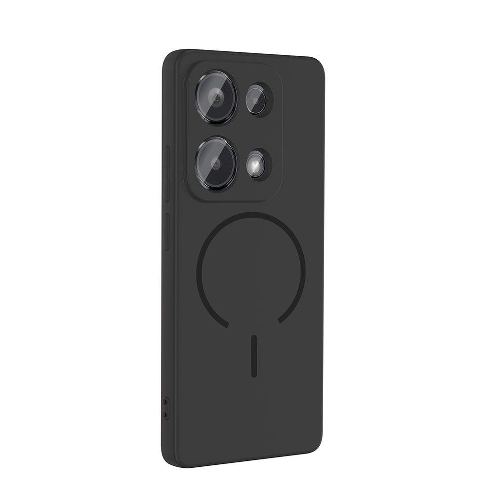 Xiaomi Redmi Note 13 Pro 4G Uyumlu Kılıf M-safe Şarj Özellikli Zore Meta Kapak