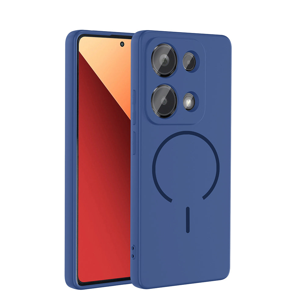 Xiaomi Redmi Note 13 Pro 4G Uyumlu Kılıf M-safe Şarj Özellikli Zore Meta Kapak