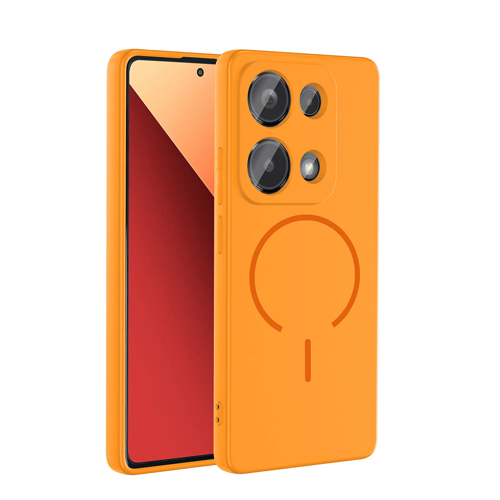 Xiaomi Redmi Note 13 Pro 4G Uyumlu Kılıf M-safe Şarj Özellikli Zore Meta Kapak