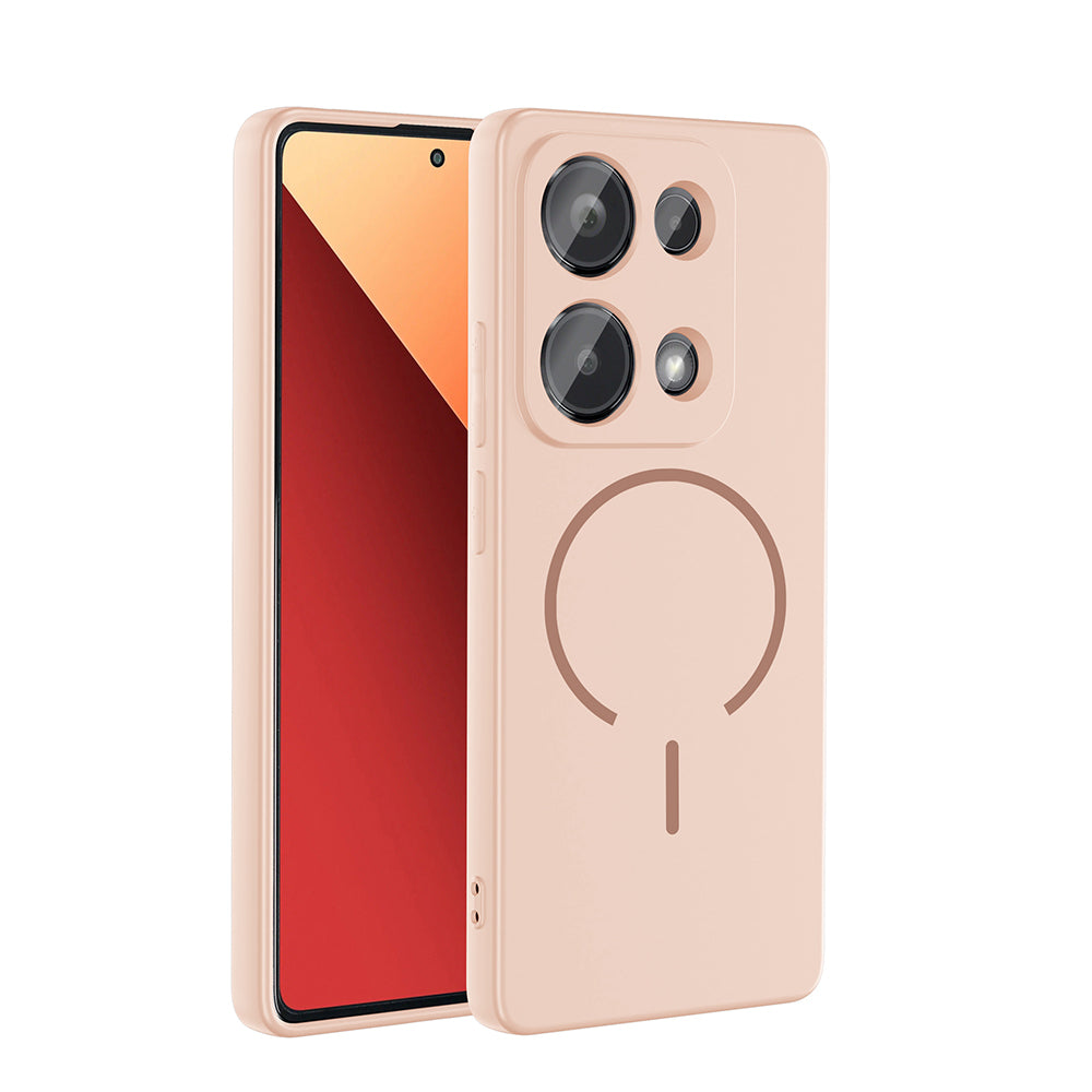 Xiaomi Redmi Note 13 Pro 4G Uyumlu Kılıf M-safe Şarj Özellikli Zore Meta Kapak