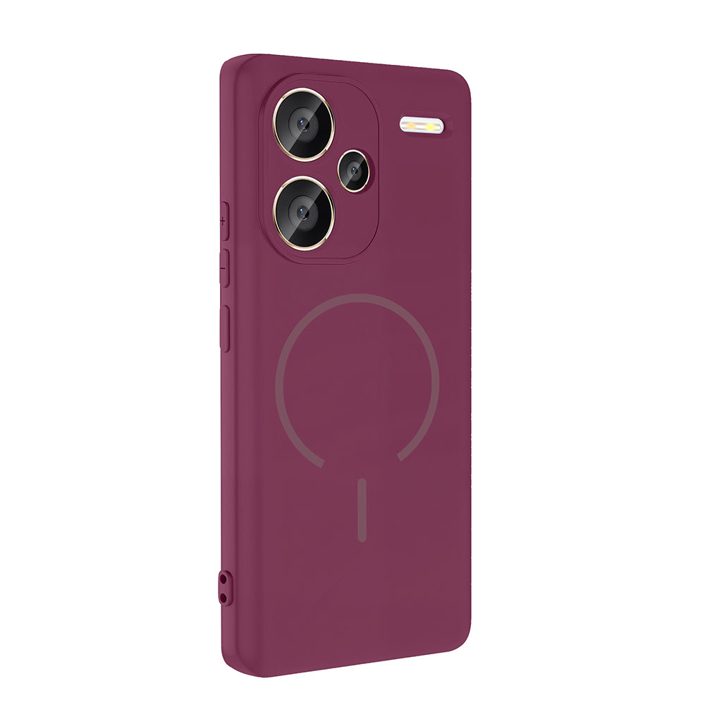 Xiaomi Redmi Note 13 Pro Plus 5G Uyumlu Kılıf M-safe Şarj Özellikli Zore Meta Kapak