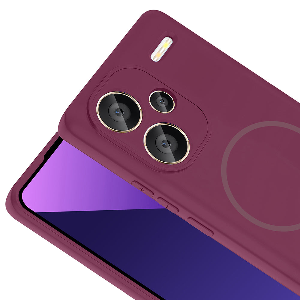 Xiaomi Redmi Note 13 Pro Plus 5G Uyumlu Kılıf M-safe Şarj Özellikli Zore Meta Kapak
