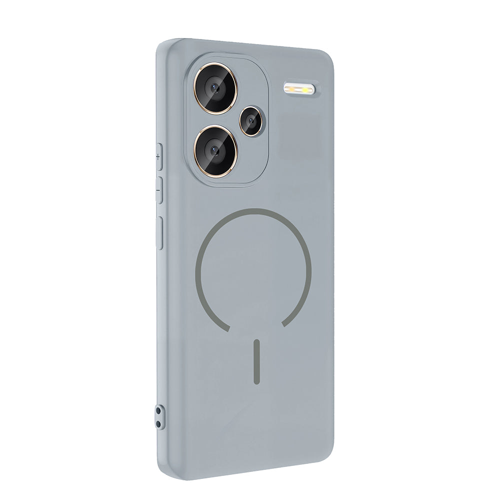 Xiaomi Redmi Note 13 Pro Plus 5G Uyumlu Kılıf M-safe Şarj Özellikli Zore Meta Kapak