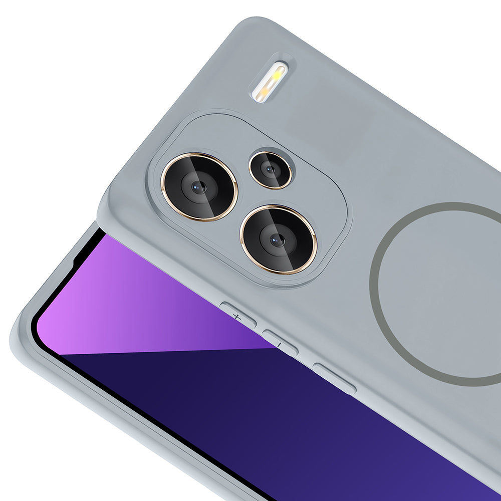Xiaomi Redmi Note 13 Pro Plus 5G Uyumlu Kılıf M-safe Şarj Özellikli Zore Meta Kapak