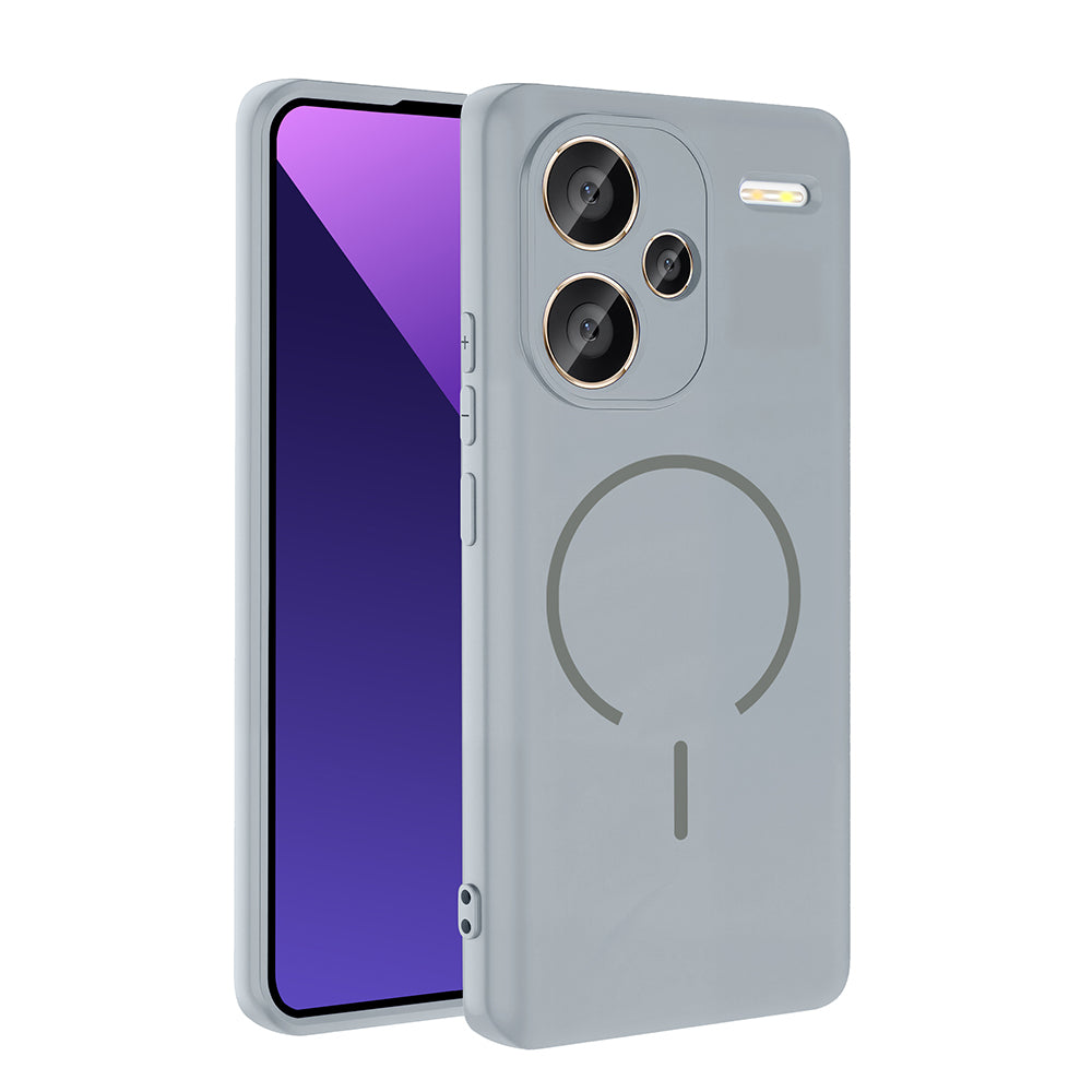 Xiaomi Redmi Note 13 Pro Plus 5G Uyumlu Kılıf M-safe Şarj Özellikli Zore Meta Kapak