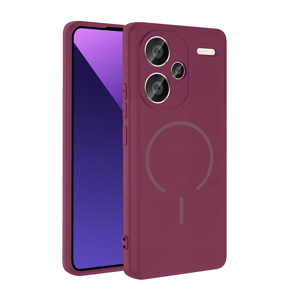 Xiaomi Redmi Note 13 Pro Plus 5G Uyumlu Kılıf M-safe Şarj Özellikli Zore Meta Kapak