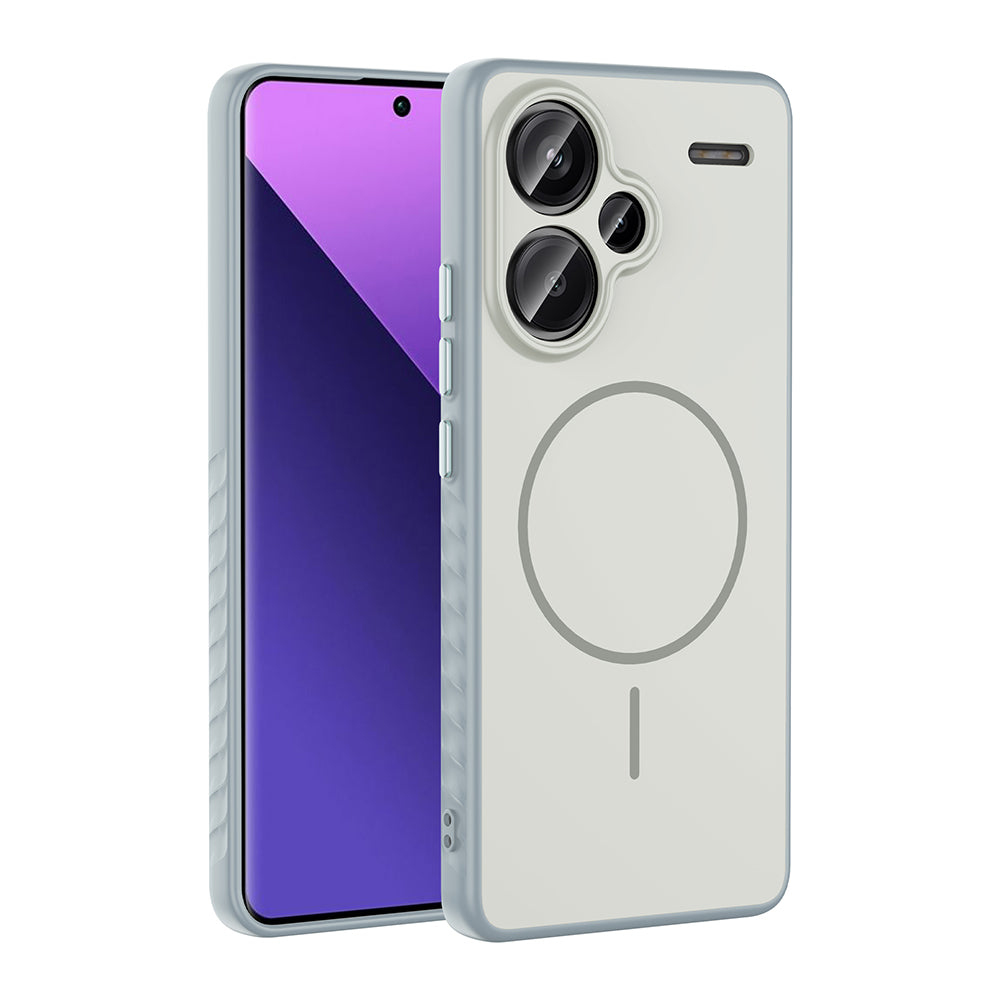 Xiaomi Redmi Note 13 Pro Plus 5G Uyumlu Kılıf M-safe Şarj Özellikli Zore Tea Kapak