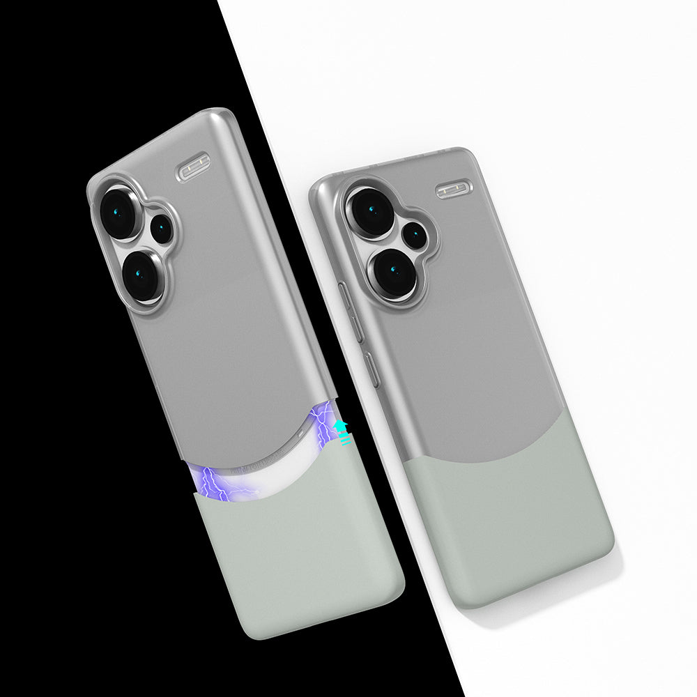 Xiaomi Redmi Note 13 Pro Plus 5G Uyumlu Kılıf Mıknatıslı Zore Duble Kapak