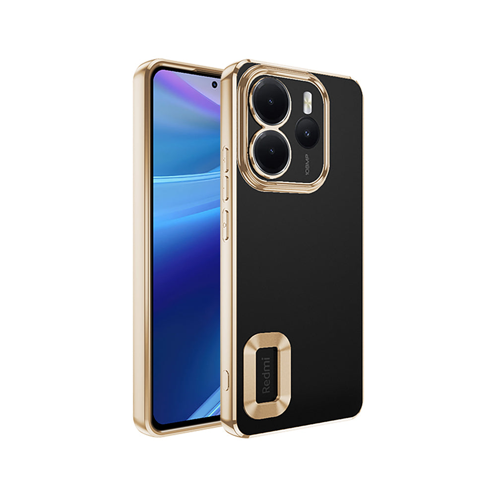 Xiaomi Redmi Note 14 4G Uyumlu Kılıf Kamera Korumalı Logo Gösteren Zore Omega Kapak