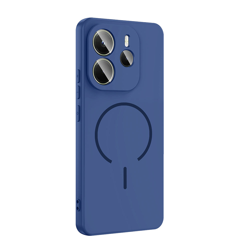 Xiaomi Redmi Note 14 4G Uyumlu Kılıf M-safe Şarj Özellikli Zore Meta Kapak