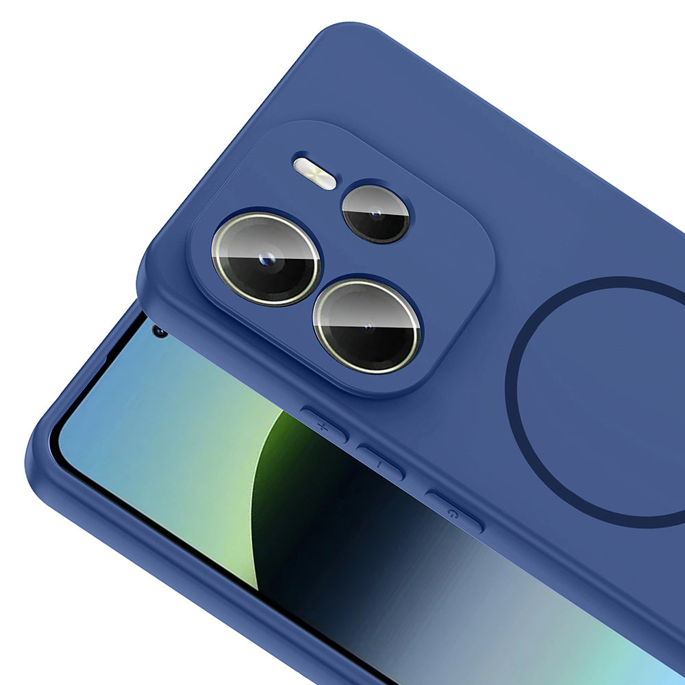Xiaomi Redmi Note 14 4G Uyumlu Kılıf M-safe Şarj Özellikli Zore Meta Kapak