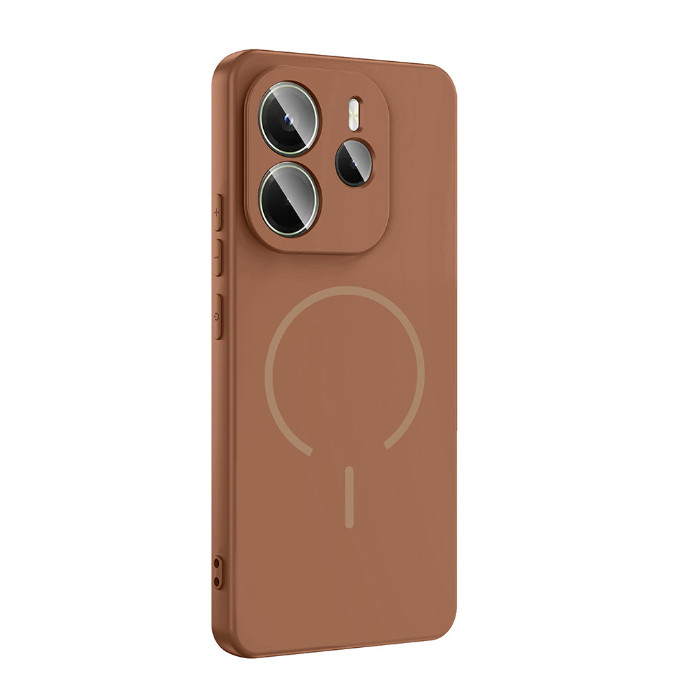 Xiaomi Redmi Note 14 4G Uyumlu Kılıf M-safe Şarj Özellikli Zore Meta Kapak