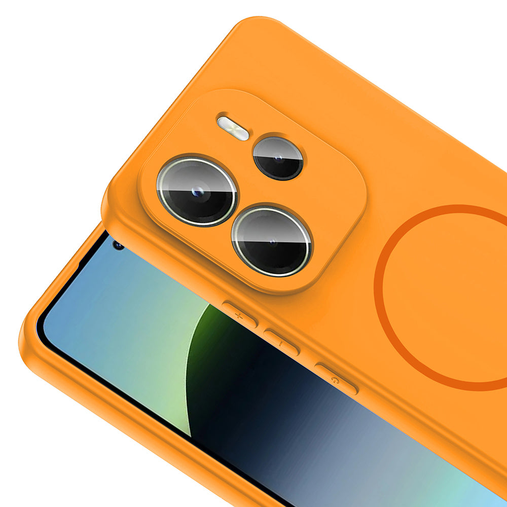 Xiaomi Redmi Note 14 4G Uyumlu Kılıf M-safe Şarj Özellikli Zore Meta Kapak