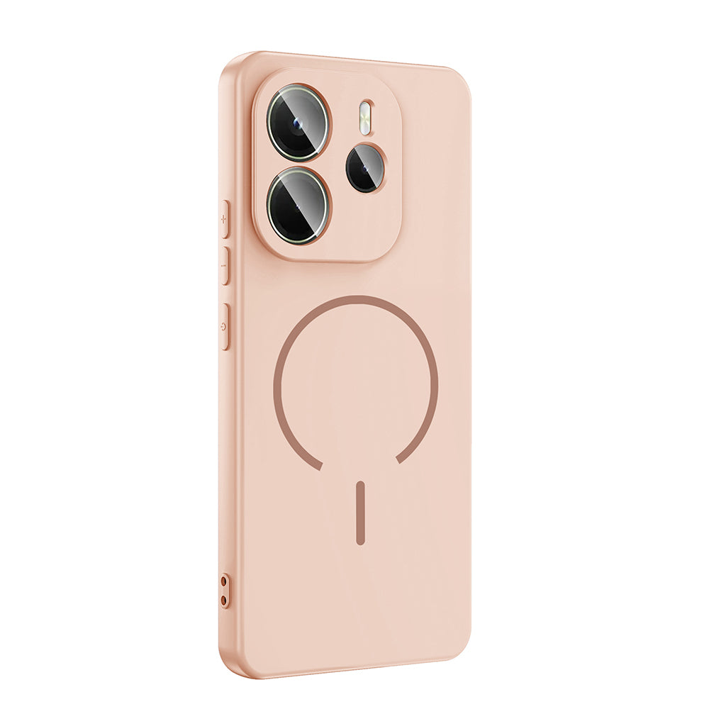 Xiaomi Redmi Note 14 4G Uyumlu Kılıf M-safe Şarj Özellikli Zore Meta Kapak