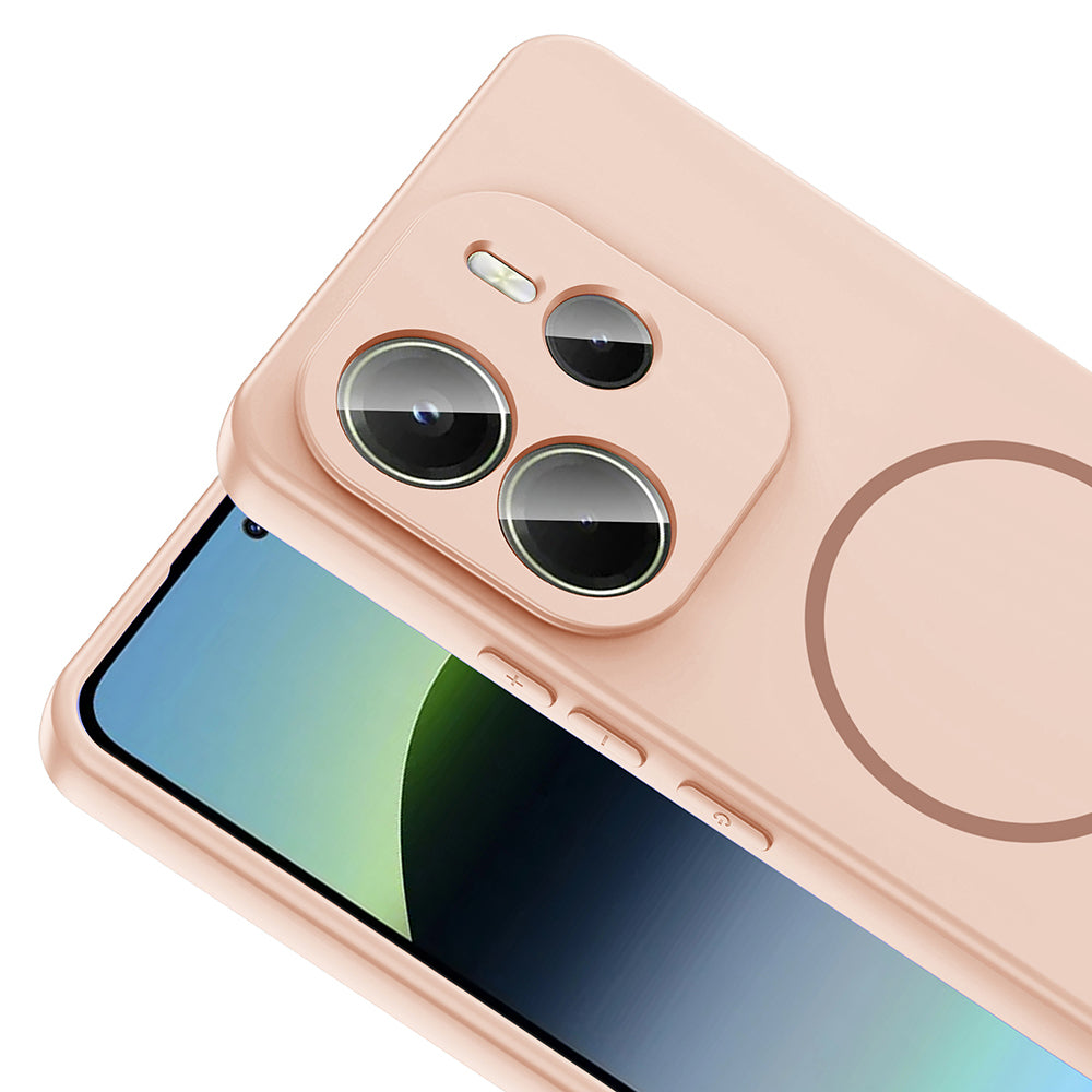 Xiaomi Redmi Note 14 4G Uyumlu Kılıf M-safe Şarj Özellikli Zore Meta Kapak