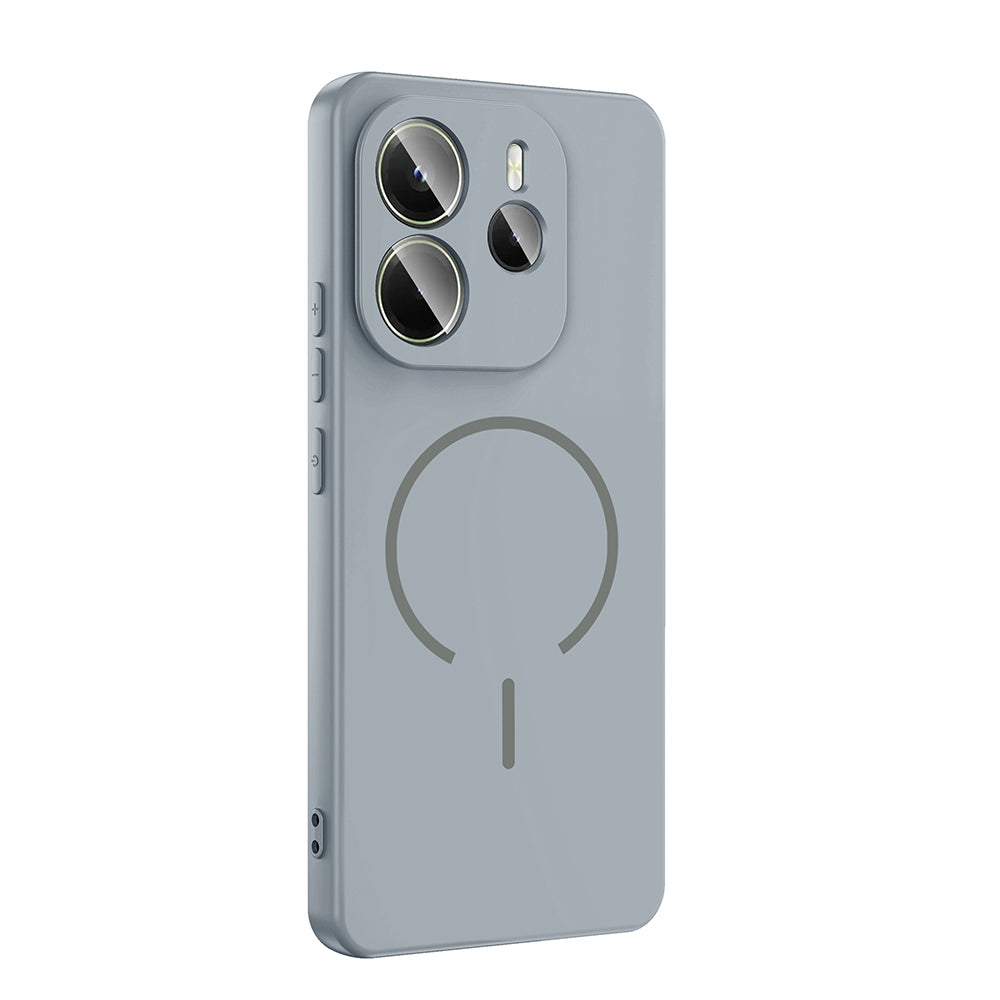Xiaomi Redmi Note 14 4G Uyumlu Kılıf M-safe Şarj Özellikli Zore Meta Kapak