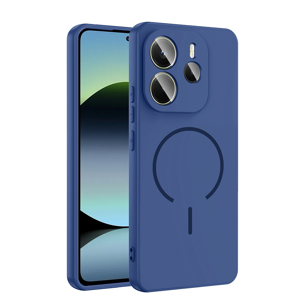 Xiaomi Redmi Note 14 4G Uyumlu Kılıf M-safe Şarj Özellikli Zore Meta Kapak