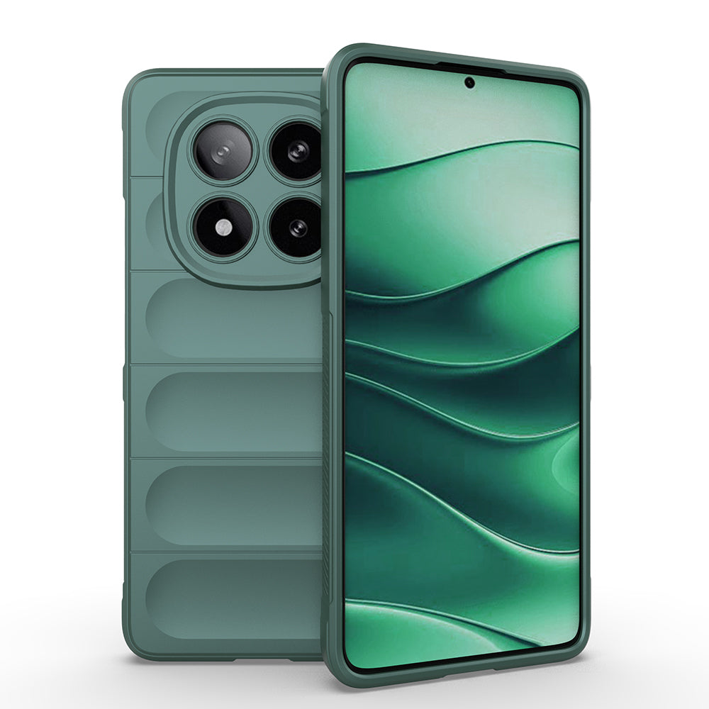 Xiaomi Redmi Note 14 5G Uyumlu Kılıf Esnek TPU Oyuklu Arka Yüzey Tasarımlı Zore Etnik Silikon Kapak