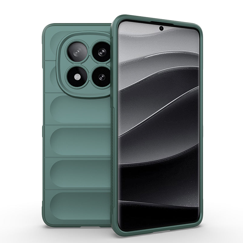 Xiaomi Redmi Note 14 Pro Plus Uyumlu Kılıf Esnek TPU Oyuklu Arka Yüzey Tasarımlı Zore Etnik Silikon Kapak