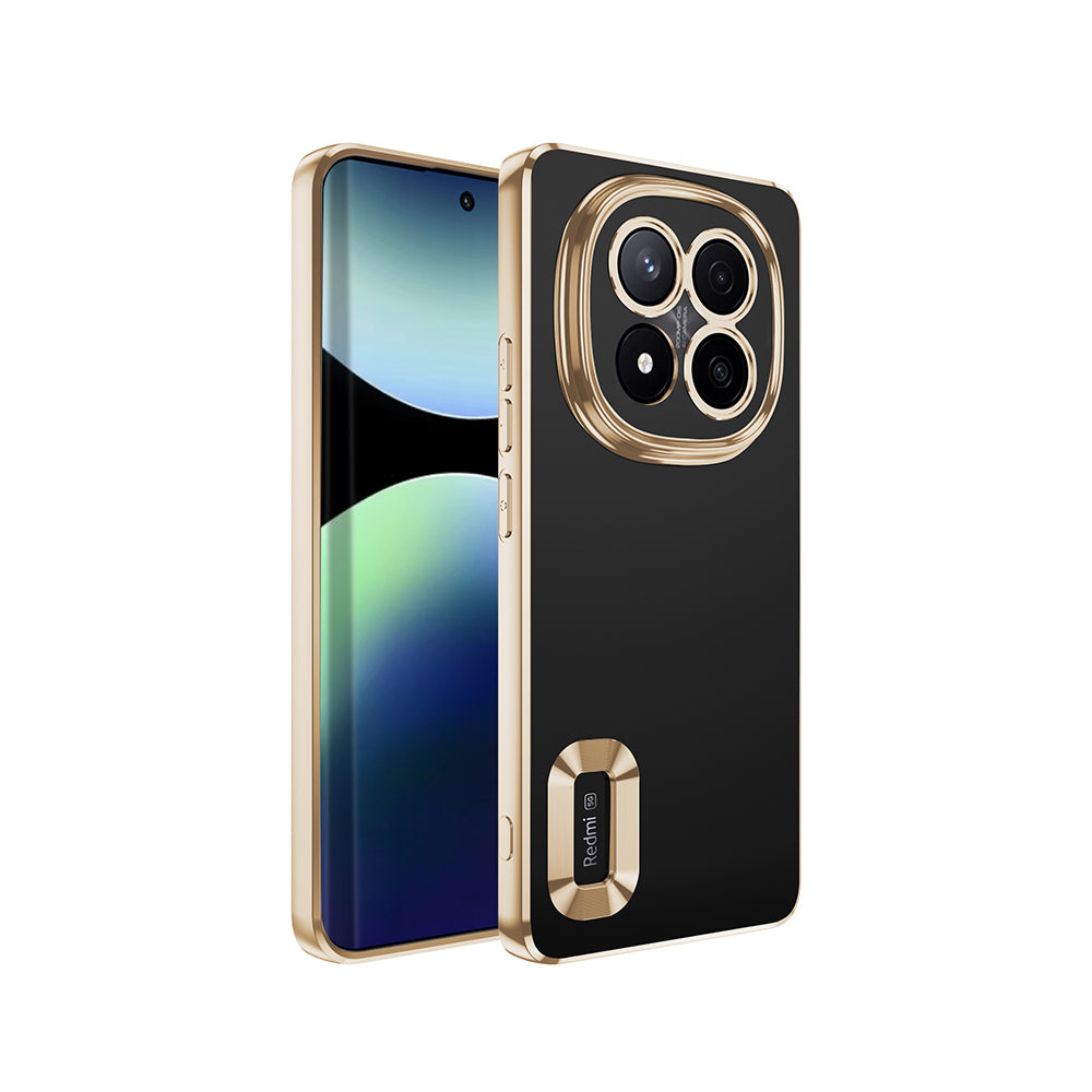 Xiaomi Redmi Note 14 Pro Plus Uyumlu Kılıf Kamera Korumalı Logo Gösteren Zore Omega Kapak