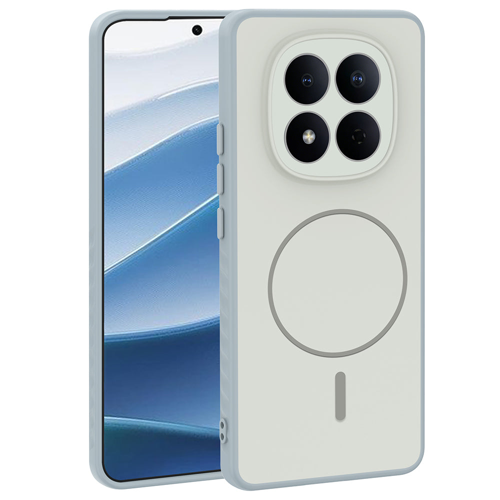 Xiaomi Redmi Note 15 4G Uyumlu Kılıf M-safe Şarj Özellikli Zore Tea Kapak