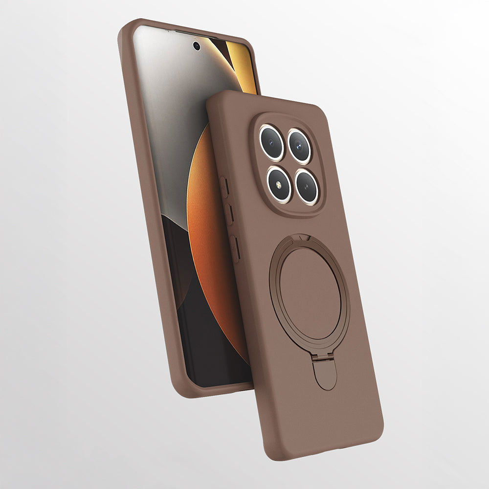 Xiaomi Redmi Note 15 Pro Plus Uyumlu Kılıf M-safe Şarj Özellikli Standlı Zore Samara Kapak