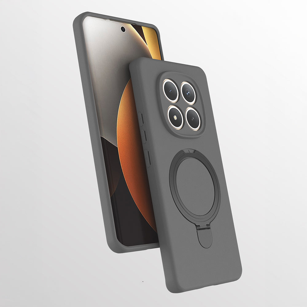 Xiaomi Redmi Note 15 Pro Plus Uyumlu Kılıf M-safe Şarj Özellikli Standlı Zore Samara Kapak