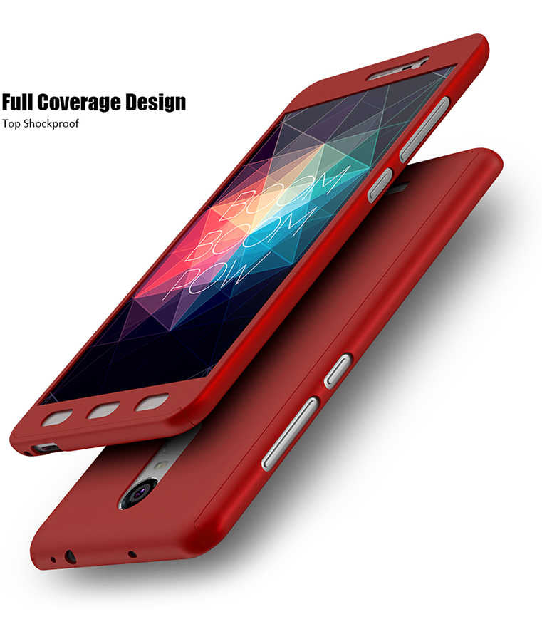 Xiaomi Redmi Note 4X Uyumlu Kılıf Zore 360 3 Parçalı Rubber Kapak