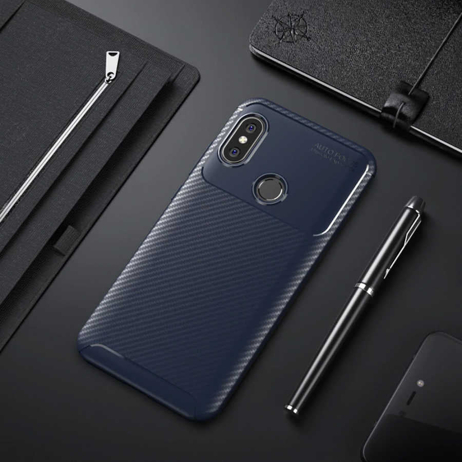 Xiaomi Redmi Note 6 Pro Uyumlu Kılıf Zore Negro Silikon Kapak