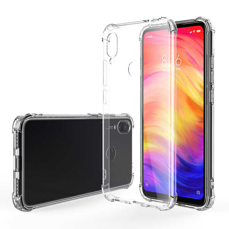 Xiaomi Redmi Note 7 Uyumlu Kılıf Zore Nitro Anti Shock Silikon