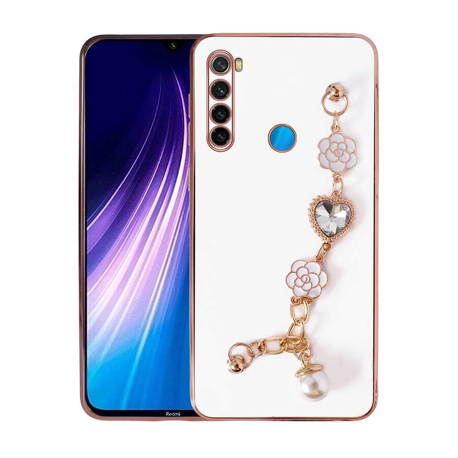 Xiaomi Redmi Note 8 Uyumlu Kılıf El Tutamaçlı Kamera Korumalı Zore Taka Silikon Kapak