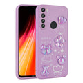 Xiaomi Redmi Note 8 Uyumlu Kılıf Kabartma Figürlü Parlak Zore Toys Silikon Kapak