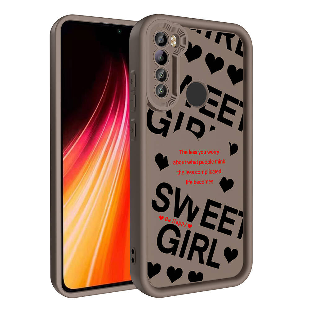 Xiaomi Redmi Note 8 Uyumlu Kılıf Kamera Korumalı Baskılı Arka Yüzey Zore Klas Kapak