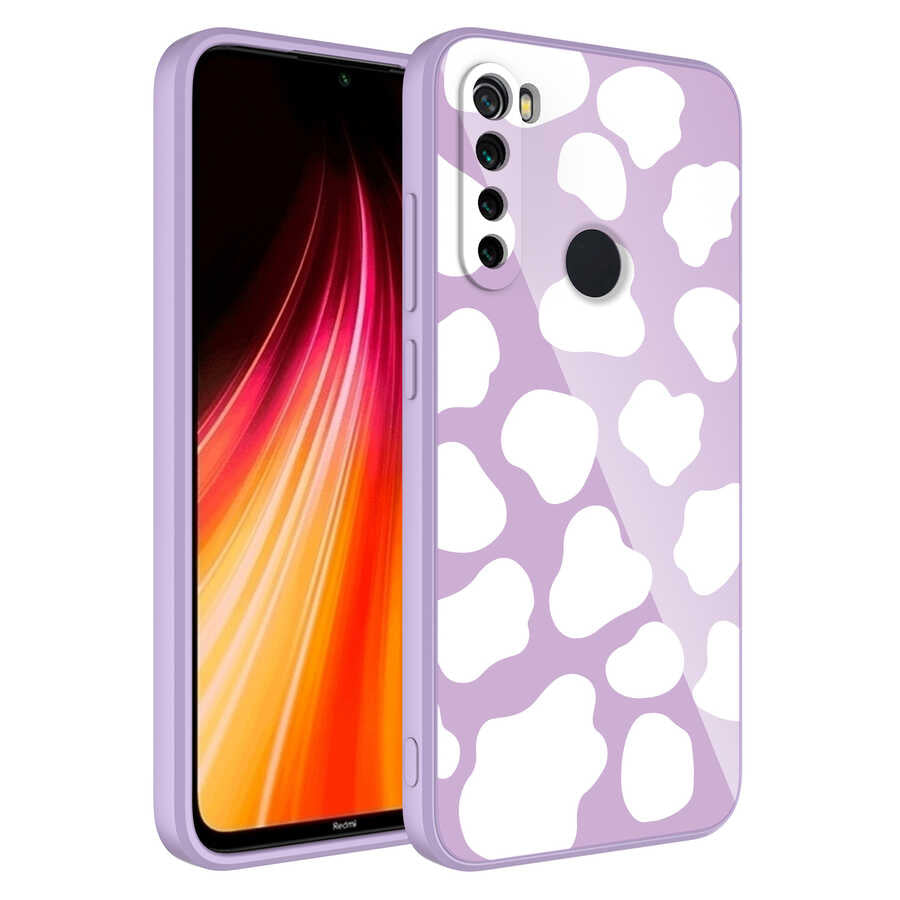 Xiaomi Redmi Note 8 Uyumlu Kılıf Kamera Korumalı Desenli Sert Silikon Zore Epoksi Kapak