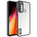 Xiaomi Redmi Note 8 Uyumlu Kılıf Kamera Korumalı Logo Gösteren Zore Omega Kapak