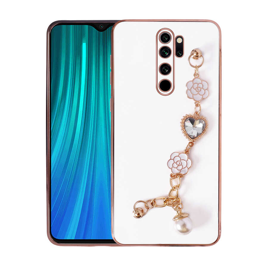 Xiaomi Redmi Note 8 Pro Uyumlu Kılıf El Tutamaçlı Kamera Korumalı Zore Taka Silikon Kapak