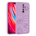 Xiaomi Redmi Note 8 Pro Uyumlu Kılıf Kabartma Figürlü Parlak Zore Toys Silikon Kapak