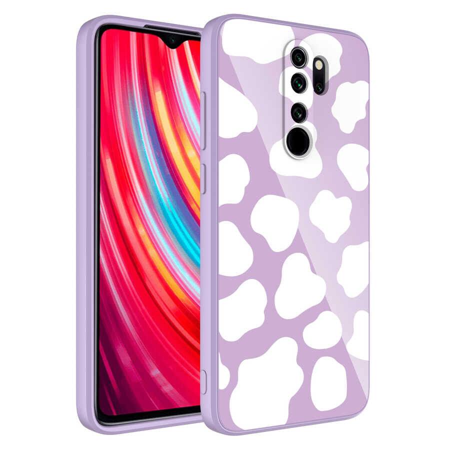 Xiaomi Redmi Note 8 Pro Uyumlu Kılıf Kamera Korumalı Desenli Sert Silikon Zore Epoksi Kapak