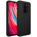 Xiaomi Redmi Note 8 Pro Uyumlu Kılıf Metal Çerçeve ve Buton Tasarımlı Silikon Zore Luna Kapak
