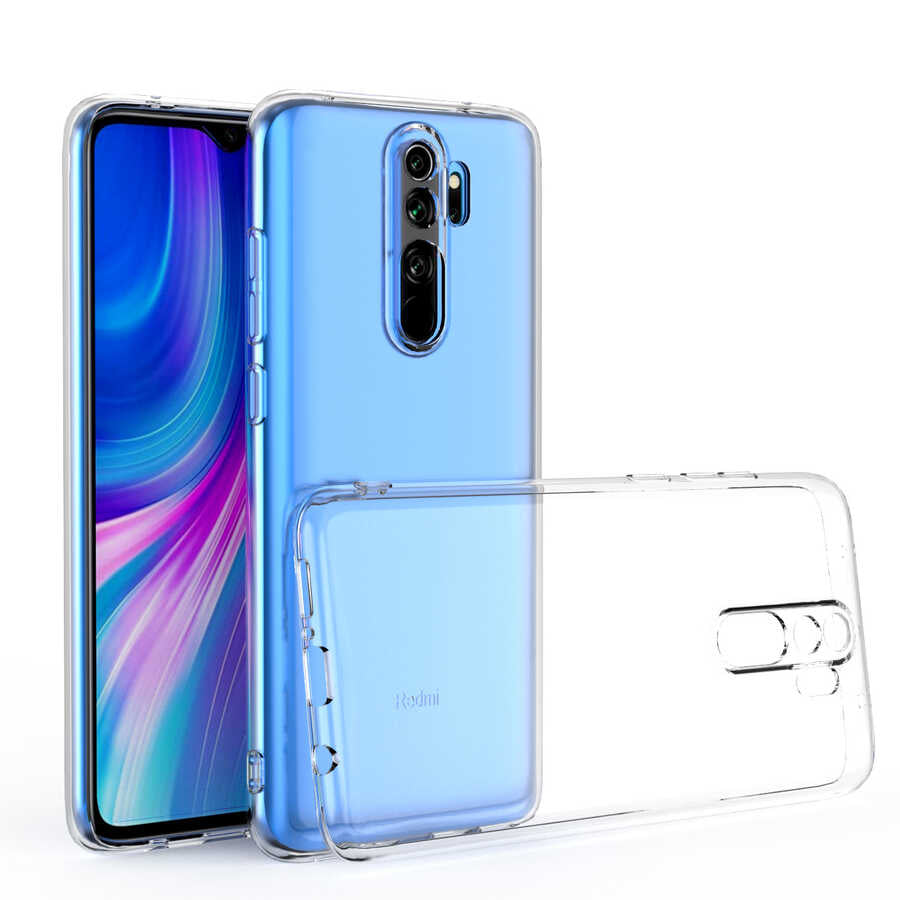 Xiaomi Redmi Note 8 Pro Uyumlu Kılıf Zore Kamera Korumalı Süper Silikon Kapak
