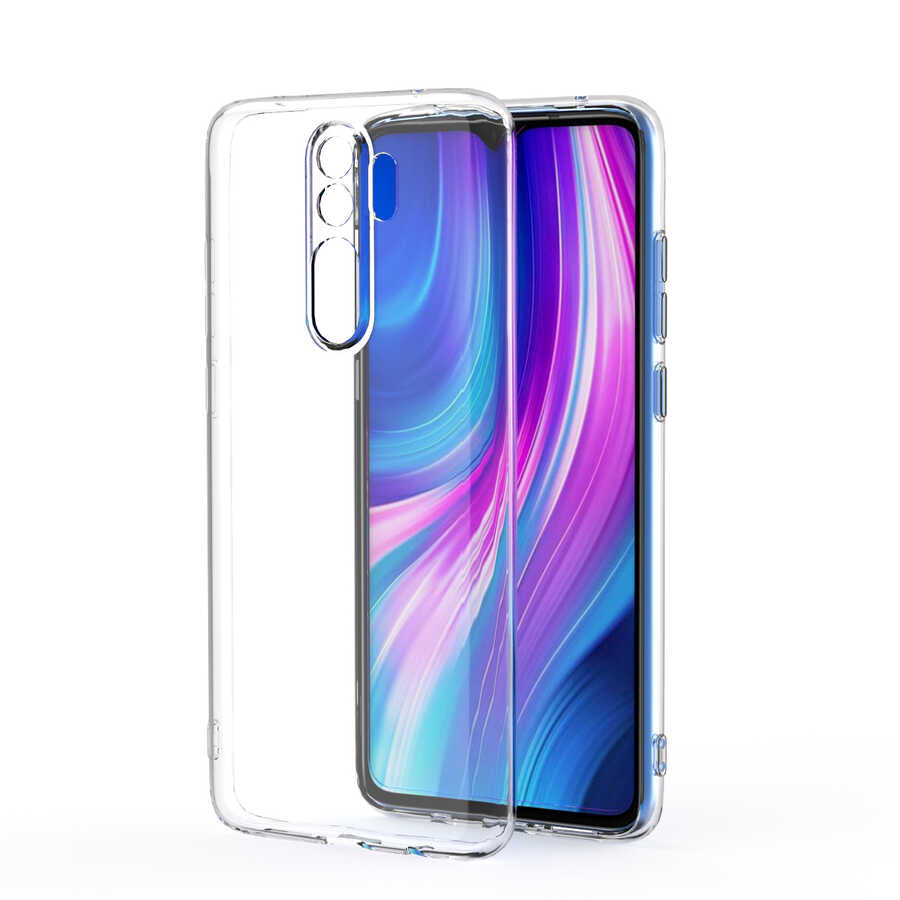 Xiaomi Redmi Note 8 Pro Uyumlu Kılıf Zore Kamera Korumalı Süper Silikon Kapak