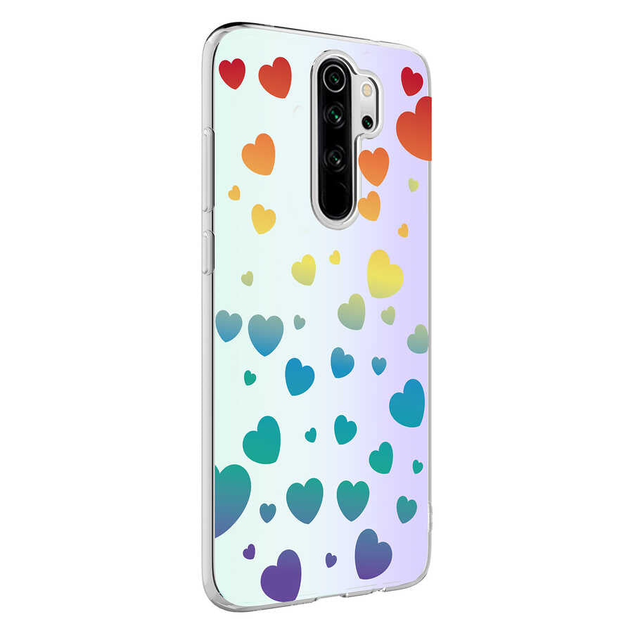 Xiaomi Redmi Note 8 Pro Uyumlu Kılıf Zore M-Blue Desenli Kapak