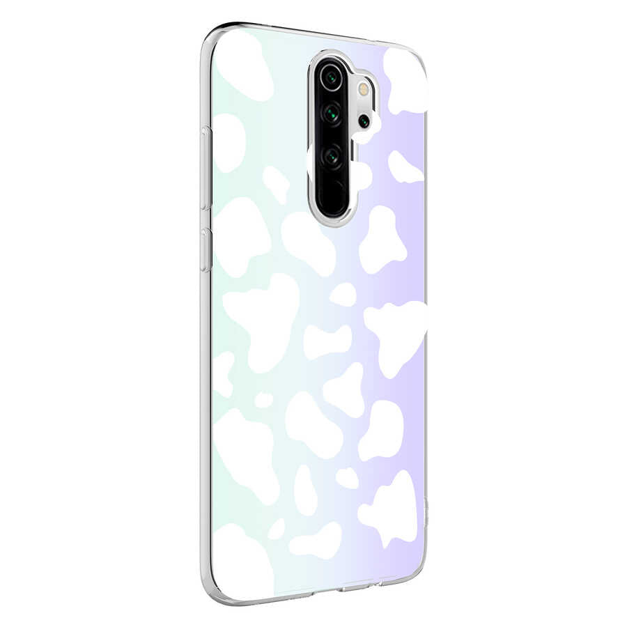 Xiaomi Redmi Note 8 Pro Uyumlu Kılıf Zore M-Blue Desenli Kapak