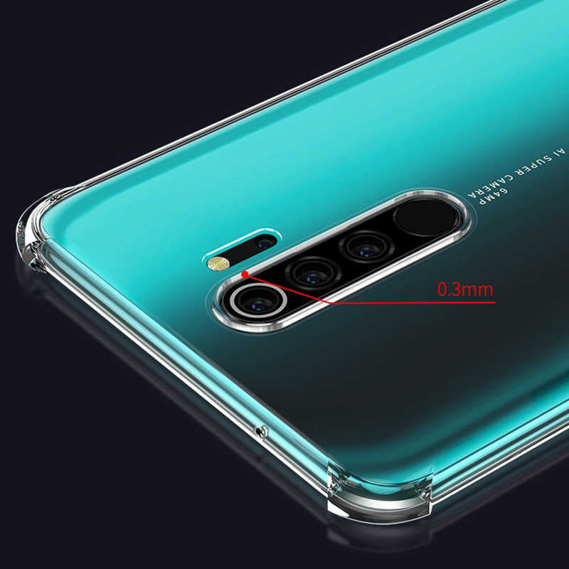 Xiaomi Redmi Note 8 Pro Uyumlu Kılıf Zore Nitro Anti Shock Silikon