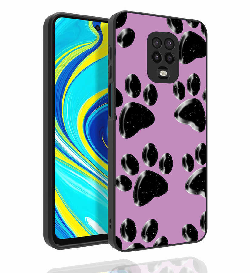 Xiaomi Redmi Note 9 Pro Uyumlu Kılıf Desenli Kamera Korumalı Parlak Zore Nora Kapak