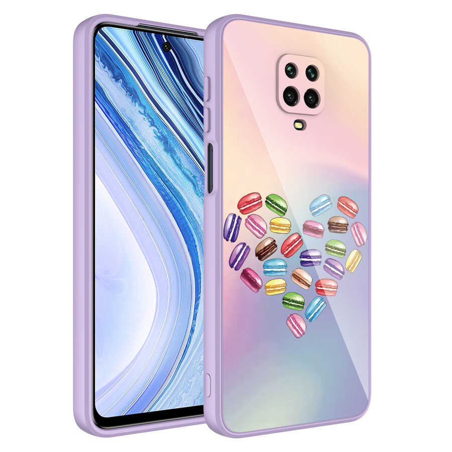 Xiaomi Redmi Note 9 Pro Uyumlu Kılıf Kamera Korumalı Desenli Sert Silikon Zore Epoksi Kapak