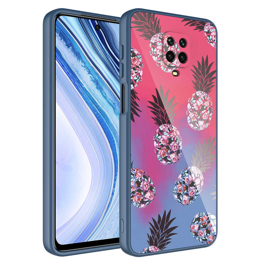 Xiaomi Redmi Note 9 Pro Uyumlu Kılıf Kamera Korumalı Desenli Sert Silikon Zore Epoksi Kapak