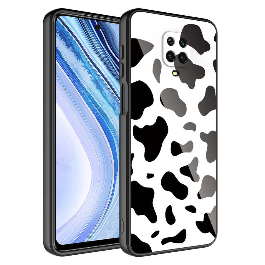 Xiaomi Redmi Note 9 Pro Uyumlu Kılıf Kamera Korumalı Desenli Sert Silikon Zore Epoksi Kapak