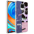 Xiaomi Redmi Note 9S Uyumlu Kılıf Airbag Kenarlı Renkli Desenli Silikon Zore Elegans Kapak
